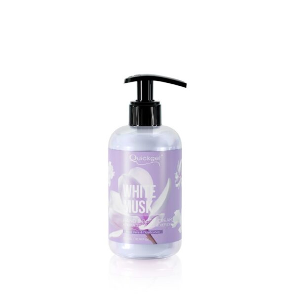 QUICKGEL WHITE MUSK HAND&BODY CREAM 300ML